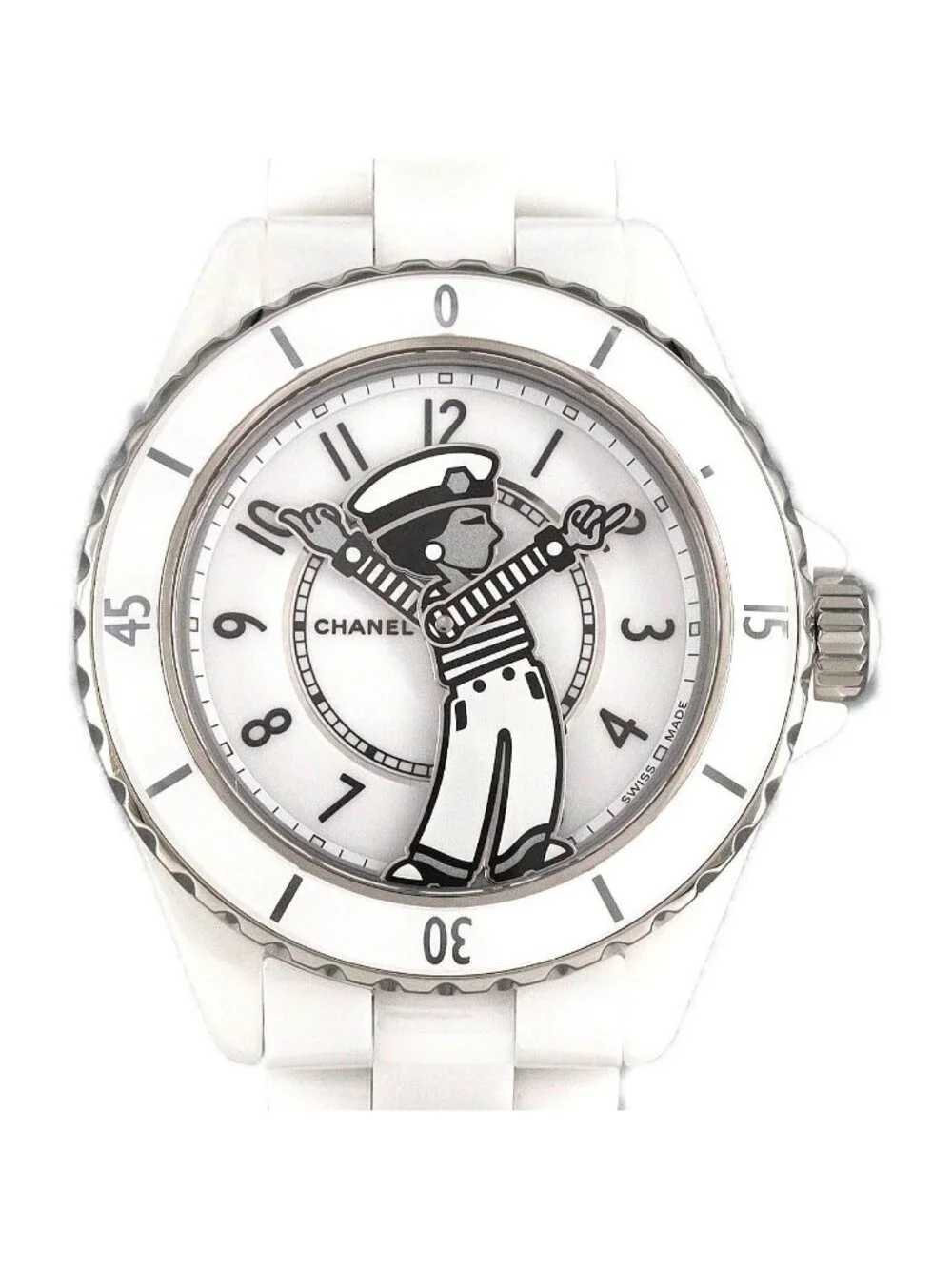 Chanel J12 Mademoiselle 12 la Pauza 38 Ceramic Limited Automatic Watch